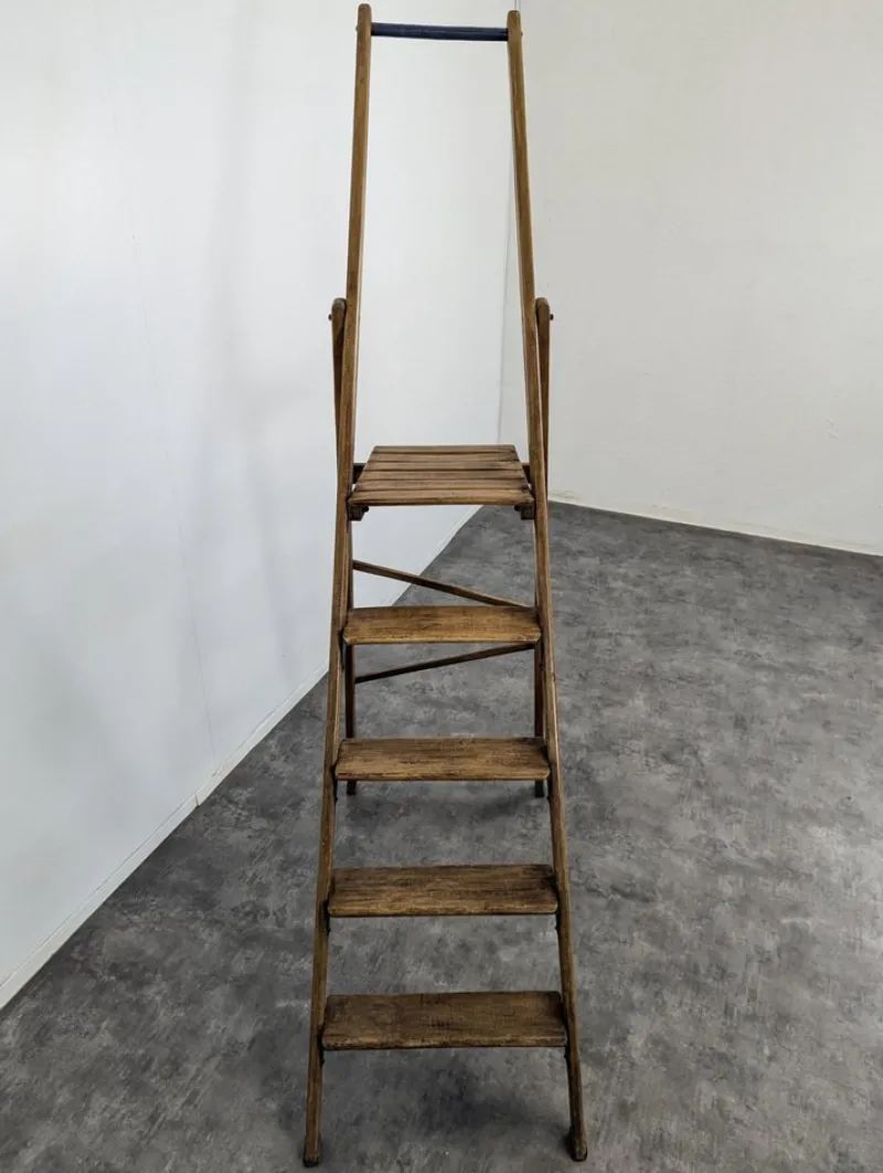 Pamono Library Stepladder in Wood> Architectural Elements