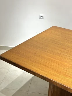 Pamono Library Table by Pierre Jeanneret, 1950s><noscript><img width=