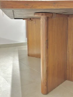 Pamono Library Table by Pierre Jeanneret, 1950s><noscript><img width=