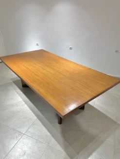 Pamono Library Table by Pierre Jeanneret, 1950s><noscript><img width=
