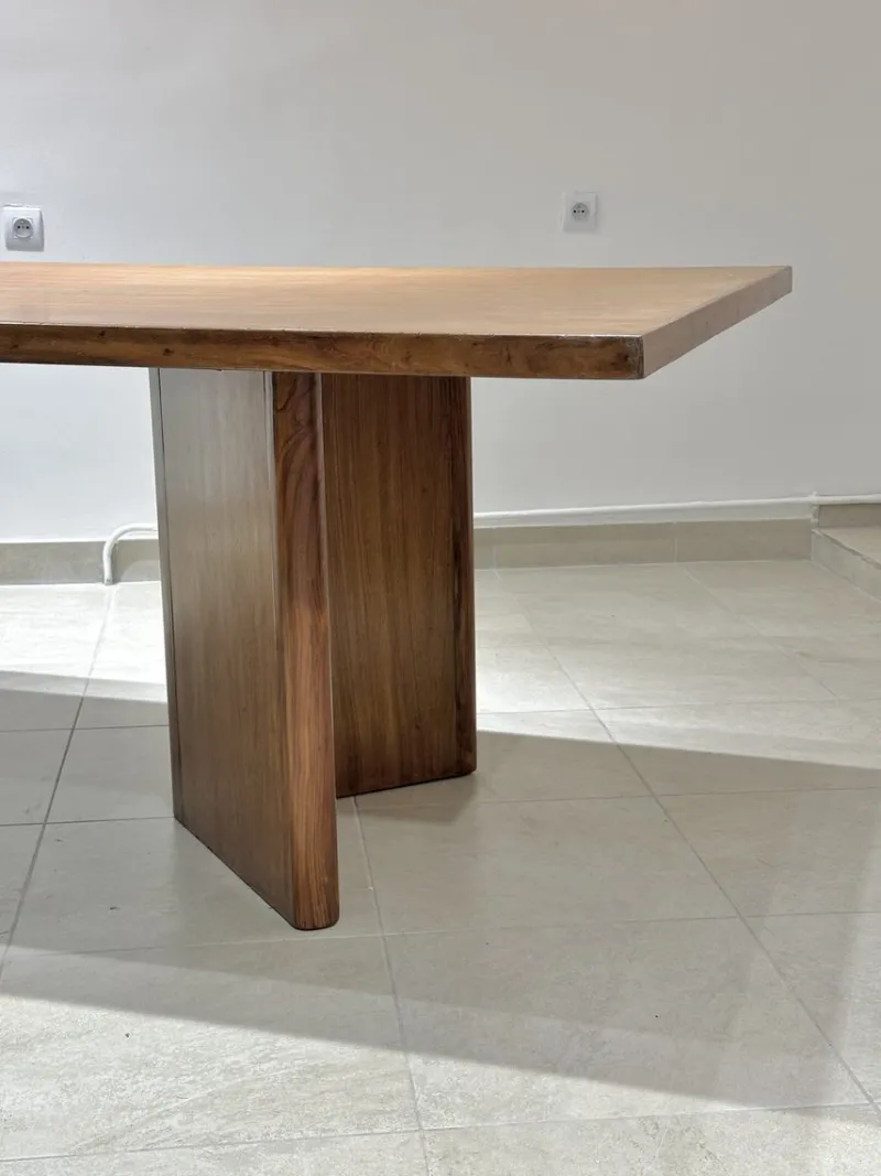 Pamono Library Table by Pierre Jeanneret, 1950s> Console Tables