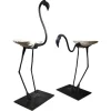 Clearance Pamono Life Size Flamingo Sculptures in Wrought Iron, 1940s, Set of 2