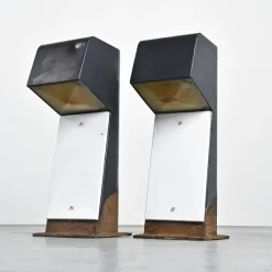 Outlet Pamono Lighting Terminals by Jean Balladur, 1969, Set of 2