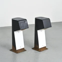 Outlet Pamono Lighting Terminals by Jean Balladur, 1969, Set of 2