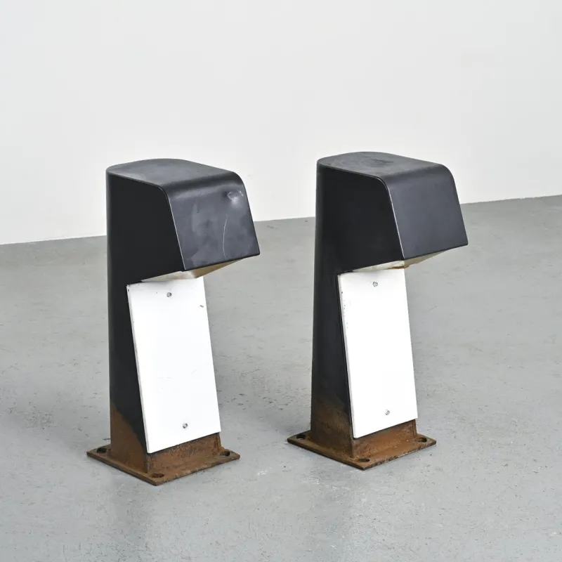 Outlet Pamono Lighting Terminals by Jean Balladur, 1969, Set of 2