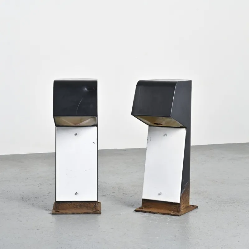 Outlet Pamono Lighting Terminals by Jean Balladur, 1969, Set of 2