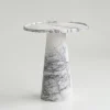 Sale Pamono Lilac Marble Cone Side Table from Kiwano Concept