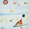 Hot Pamono Lillo Bartoloni, Red Only on the Cloud, Oil on Canvas, 1982