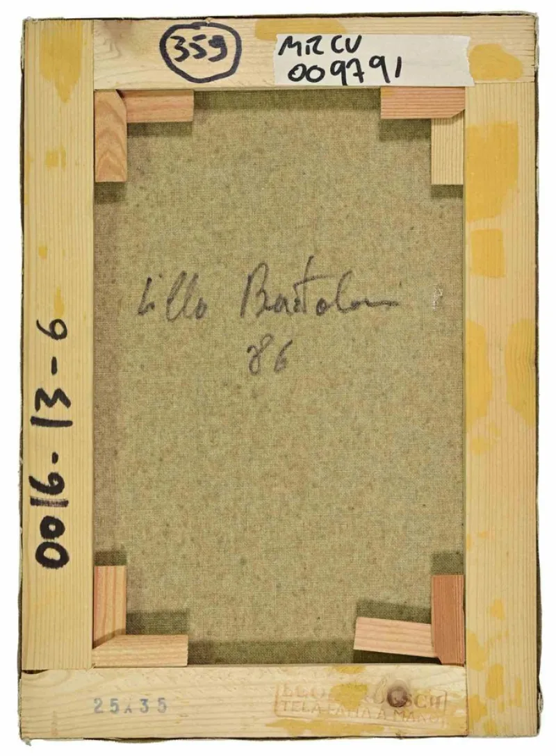 Discount Pamono Lillo Bartoloni, The Camel and the Desert, Oil on Canvas, 1986