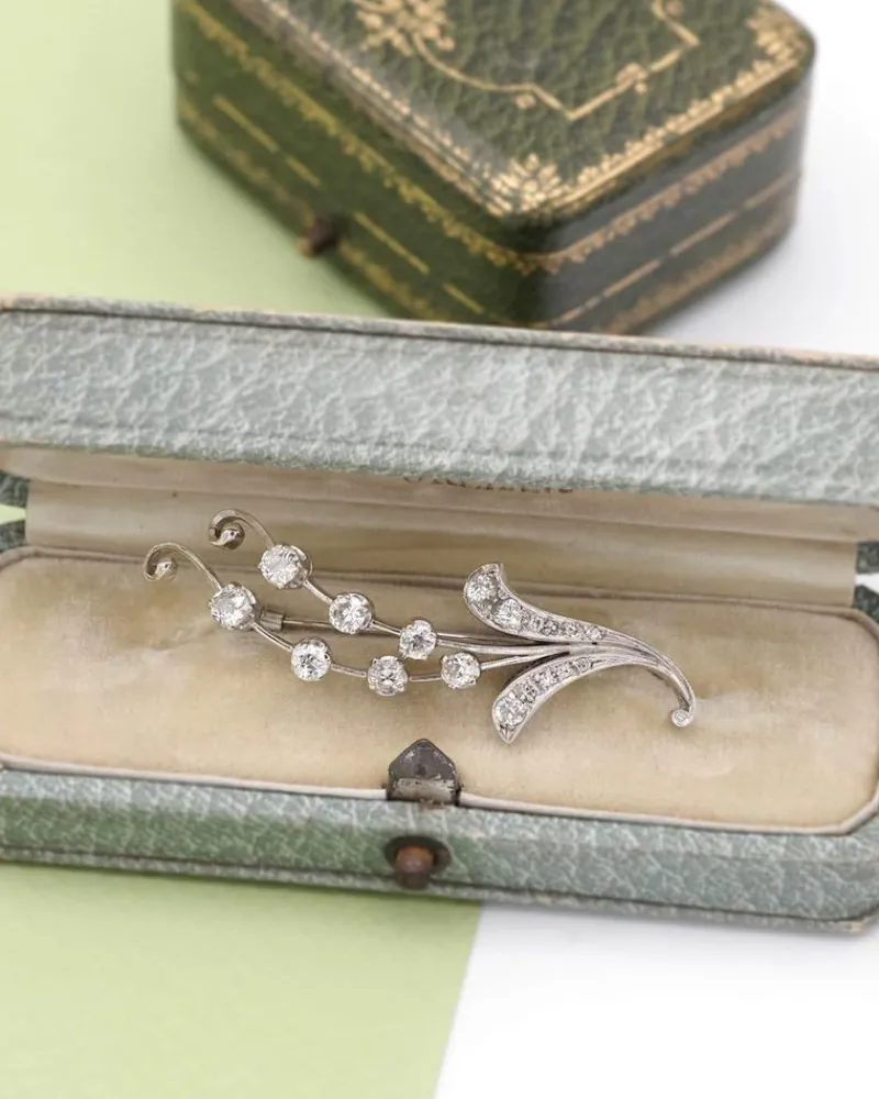 Pamono Lily of the Valley Brooch> Brooches
