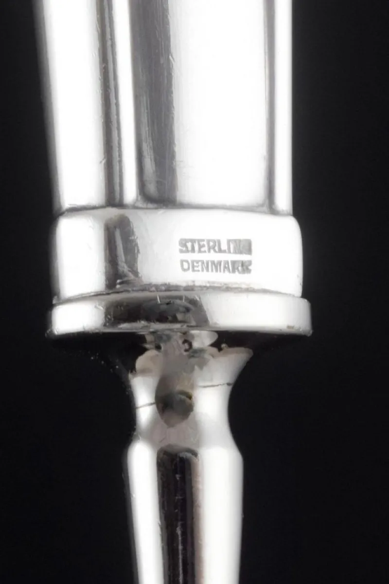 Hot Pamono Lily of the Valley Cheese Slicer in Sterling Silver from Georg Jensen, 1920s