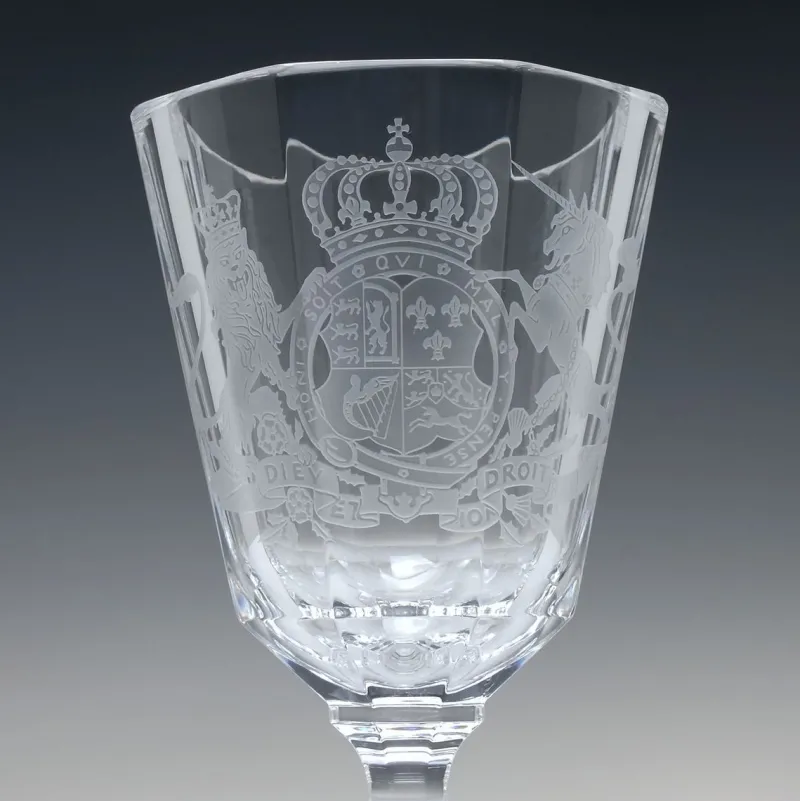 Discount Pamono Limited Addition 250 Year Engraved Commemorative Glass Goblet with Lid from Villeroy & Boch, 1998
