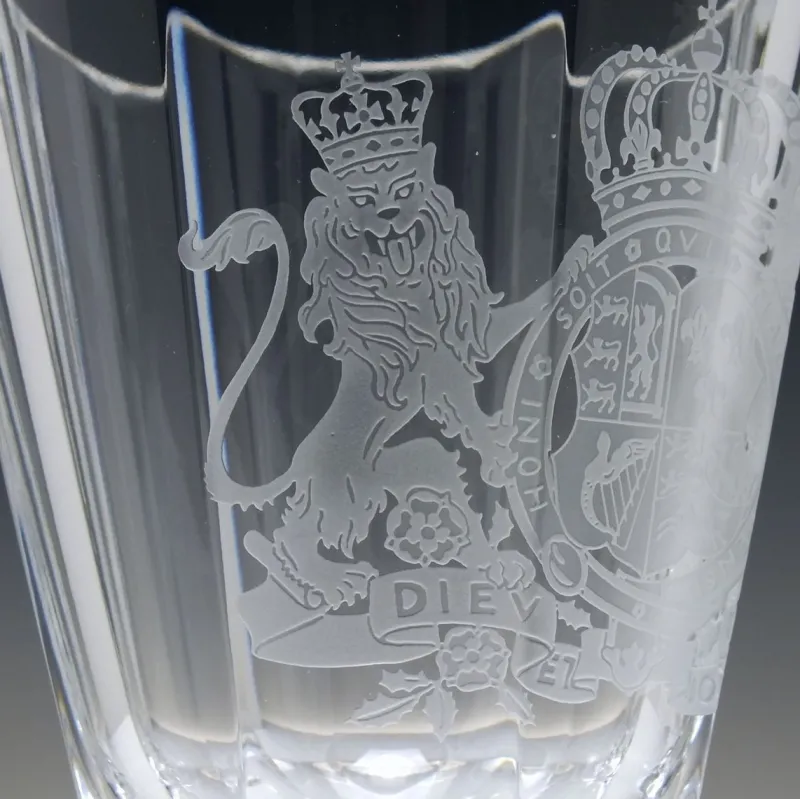 Discount Pamono Limited Addition 250 Year Engraved Commemorative Glass Goblet with Lid from Villeroy & Boch, 1998