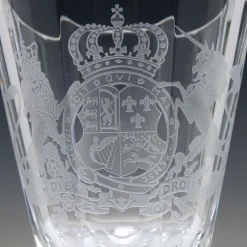 Discount Pamono Limited Addition 250 Year Engraved Commemorative Glass Goblet with Lid from Villeroy & Boch, 1998