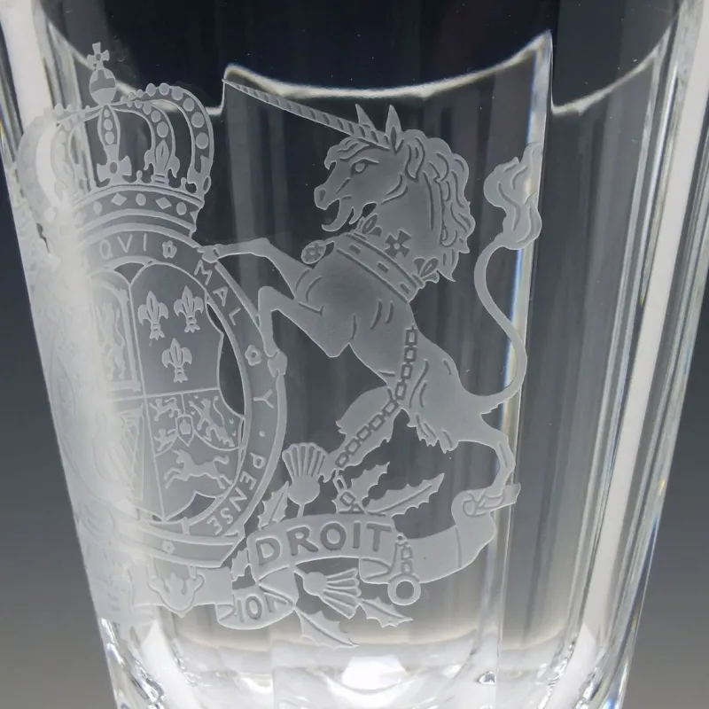 Discount Pamono Limited Addition 250 Year Engraved Commemorative Glass Goblet with Lid from Villeroy & Boch, 1998