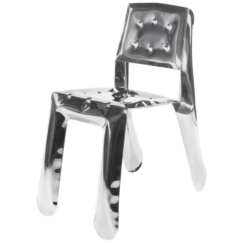 Pamono Limited Edition Chippensteel 1.0 Chair in Polished Stainless Steel by Zieta> Seating