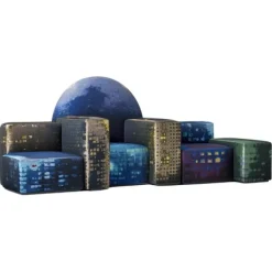 Pamono Limited Edition Notturno A New York Sofa by Gaetano Pesce for Cassina> Seating