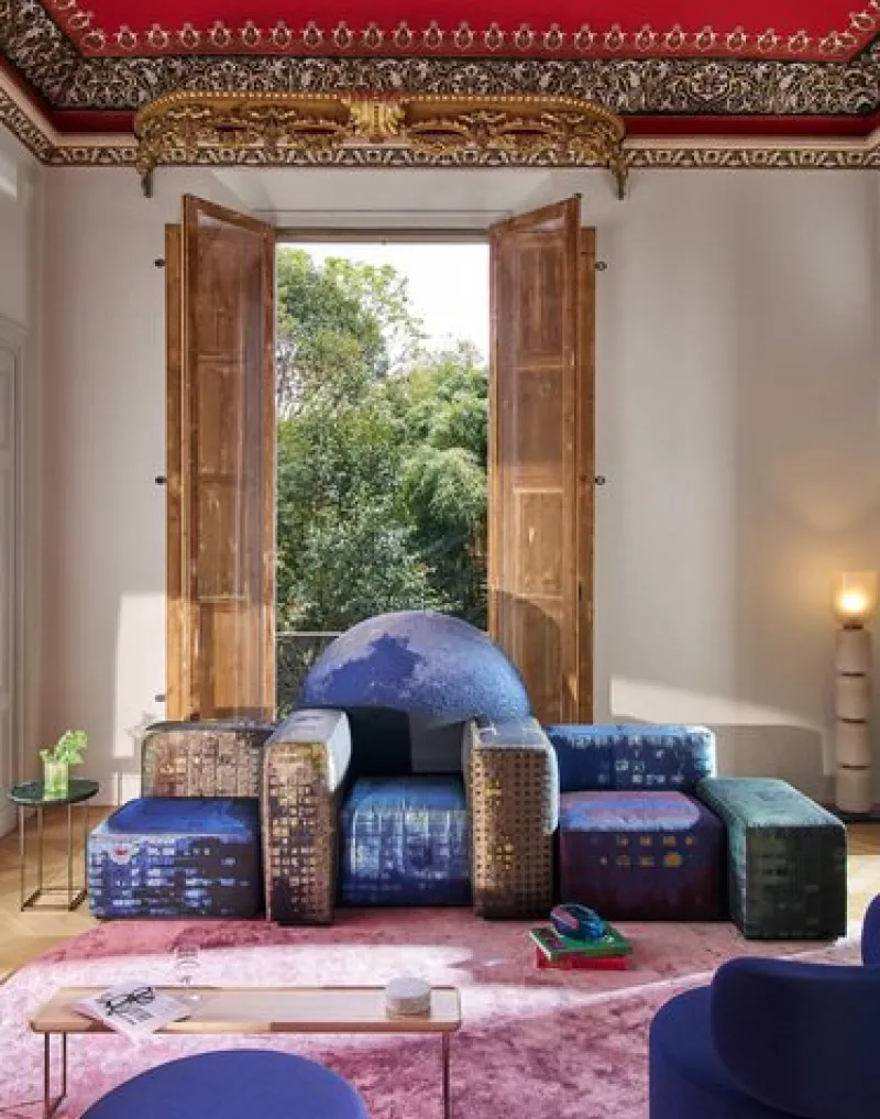 Pamono Limited Edition Notturno A New York Sofa by Gaetano Pesce for Cassina> Seating