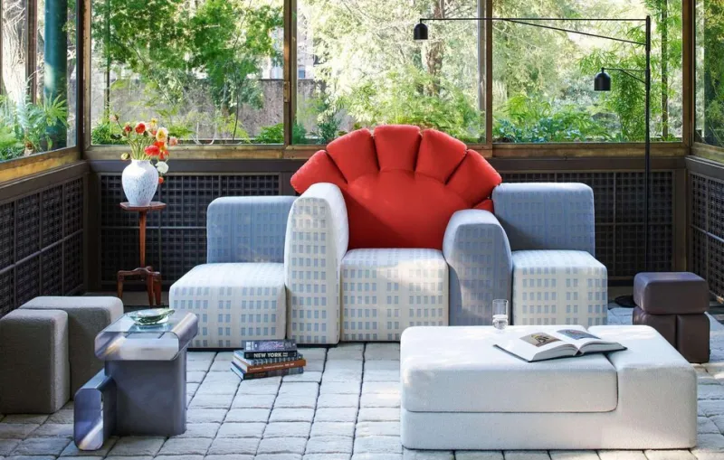 Pamono Limited Edition Tramonto a New York Sofa by Gaetano Pesce for Cassina> Seating