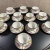 Pamono Limoges Coffee Service, 1925, Set of 12> Coffee & Tea Service