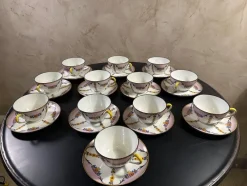 Pamono Limoges Coffee Service, 1925, Set of 12><noscript><img width=