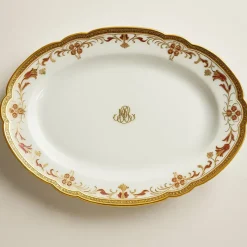 Online Pamono Limoges Dinner Service with Gold Inlay in Porcelain by Haviland, 1920s, Set of 39