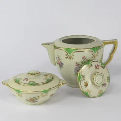 Pamono Limoges Porcelain Coffee Set by Charles Ahrenfeldt, Set of 27><noscript><img width=