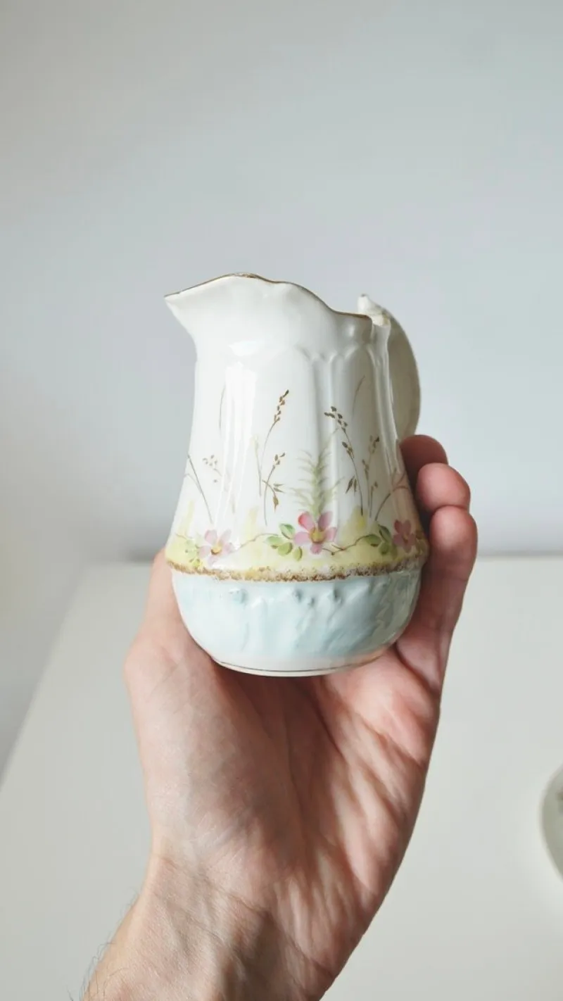 Pamono Limoges Porcelain Milk Jug by Barny Rigoni & Langle, 1920s> Bottles, Carafes & Jugs