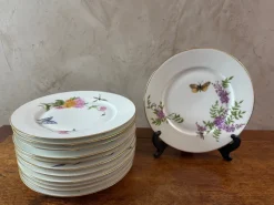 Online Pamono Limoges Porcelain Plates, 1920, Set of 12