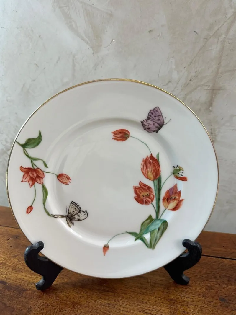 Online Pamono Limoges Porcelain Plates, 1920, Set of 12