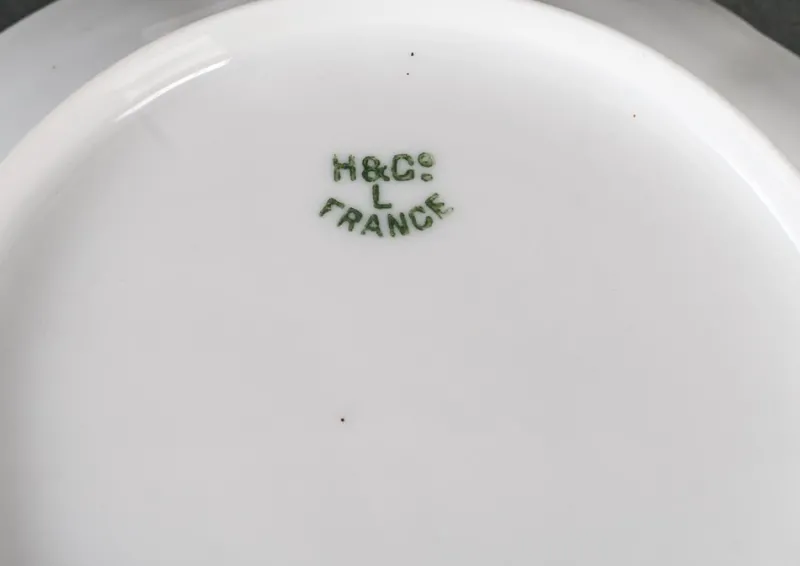 Clearance Pamono Limoges Porcelain Tea and Coffee Service, Set of 6