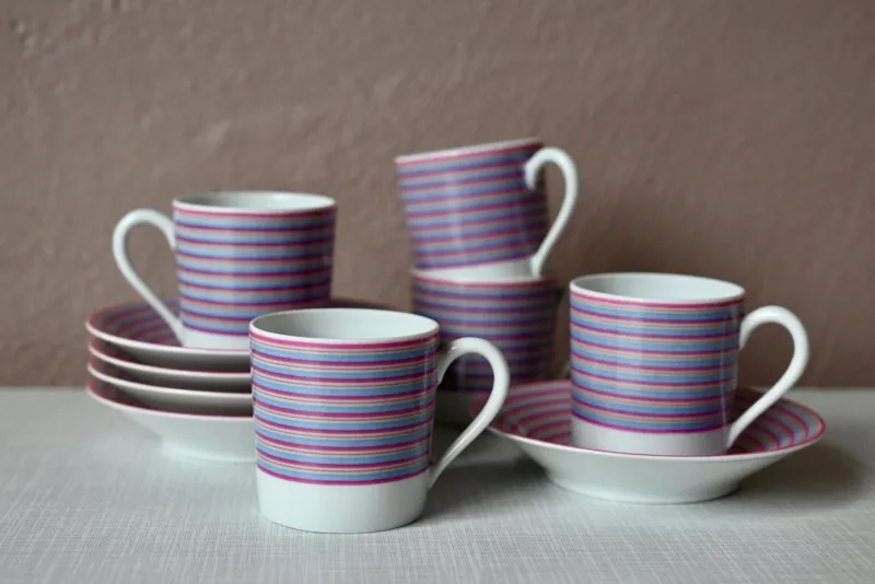 Online Pamono Limoges Porcelain Tea or Coffee Set by CH. Field Haviland, Set of 10
