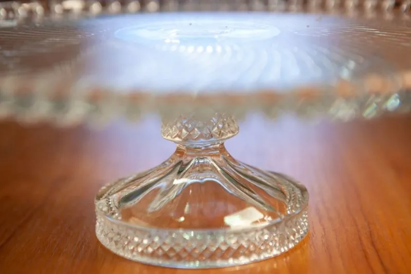 Sale Pamono Linea Crystal Cake Stand from Huta Julia