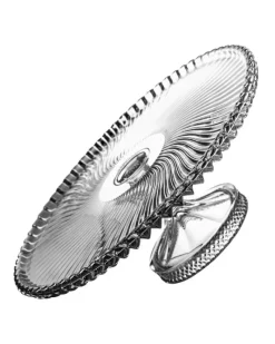 Sale Pamono Linea Crystal Cake Stand from Huta Julia