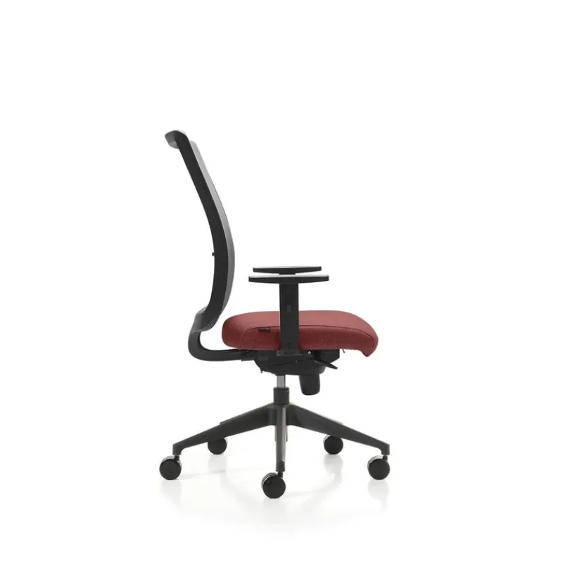Online Pamono Link High Backrest Managerial Armchair in Mesh and Upholstery by Quinti Sedute