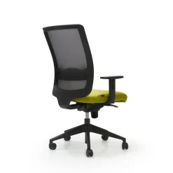 Online Pamono Link High Backrest Managerial Armchair in Mesh and Upholstery by Quinti Sedute