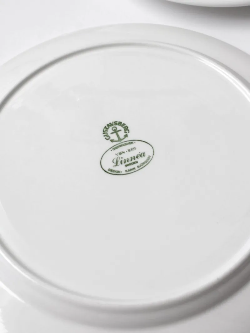 Pamono Linnea Plates by Karin Björquist Gustavsberg, 1970> Serving Dishes