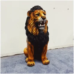 Outlet Pamono Lion Ceramic Statue from Ceramiche Boxer