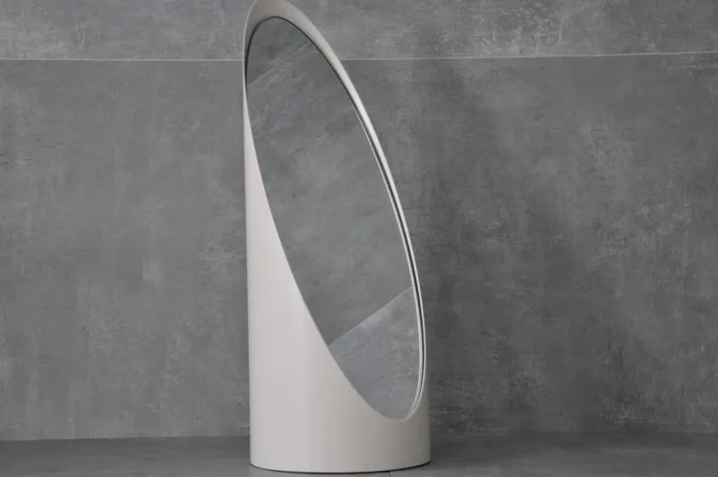 Pamono Lipstick Mirror by Roger Lecal, 1970s