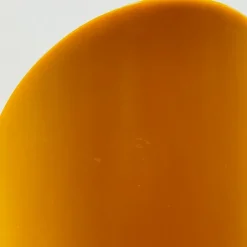 Pamono Lipstick Table Mirror in Yellow Plastic, 1970s><noscript><img width=