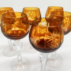 Best Pamono Liquor Glasses in Crystal attributed to Nachtmann, 1960s, Germany, Set of 6