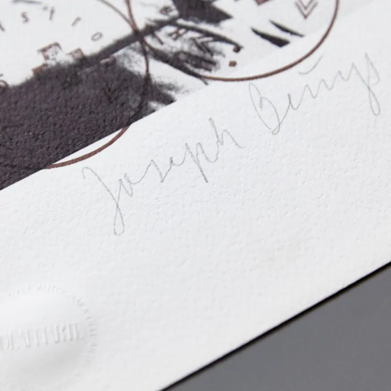 Outlet Pamono Lithograph by Joseph Beuys for Bolaffiarte, 1974
