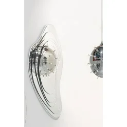 Pamono Livelli 1750 Wall Mirror with White Colored MDF by Barberini & Gunnell> Mirrors