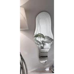 Best Pamono Livelli 1850 Wall Mirror with White Colored MDF by Barberini & Gunnell