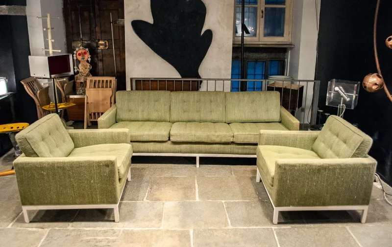 Outlet Pamono Living Room Set by Florence Knoll Bassett for Knoll Inc. / Knoll International, 1954, Set of 3