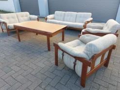 Clearance Pamono Living Room Set by HWKlein for Bramin, 1970s, Set of 5