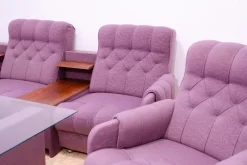 Pamono Living Room Set, Former Czechoslovakia, 1980s, Set of 4><noscript><img width=
