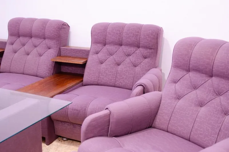 Pamono Living Room Set, Former Czechoslovakia, 1980s, Set of 4> Living Room Sets