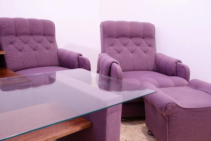 Pamono Living Room Set, Former Czechoslovakia, 1980s, Set of 4> Living Room Sets