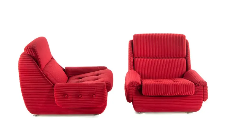 Pamono Living Room Set from Jitona, 1970, Set of 3> Living Room Sets